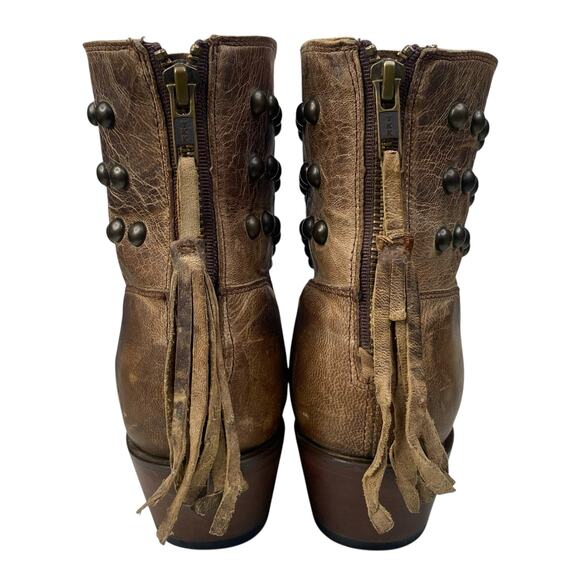 Shyanne Women’s Maisie Brown Studded Boho Western Boot Size US 6.5 - Picture 8 of 10